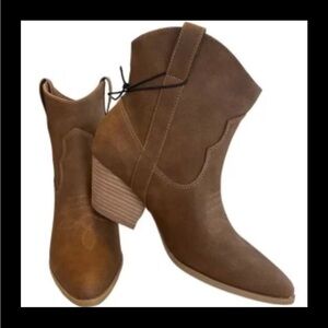 - Rachel Zoe 'Rocky'  dark Tan cowboy boots NEW